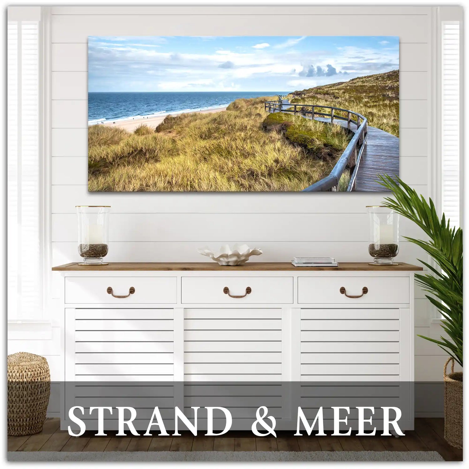 Wandbilder Strand und Meer in Wohnzimmer