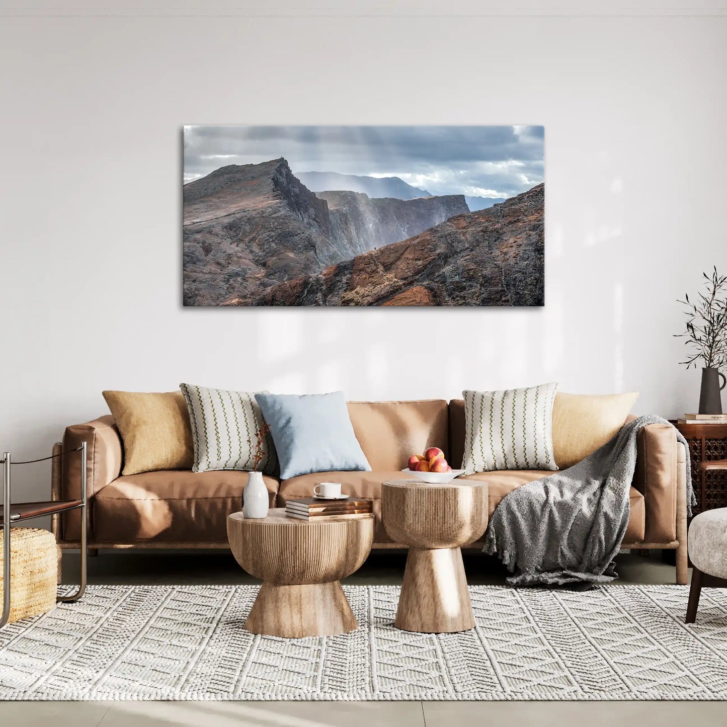 Leinwandbild - Felsenlandschaft Madeira