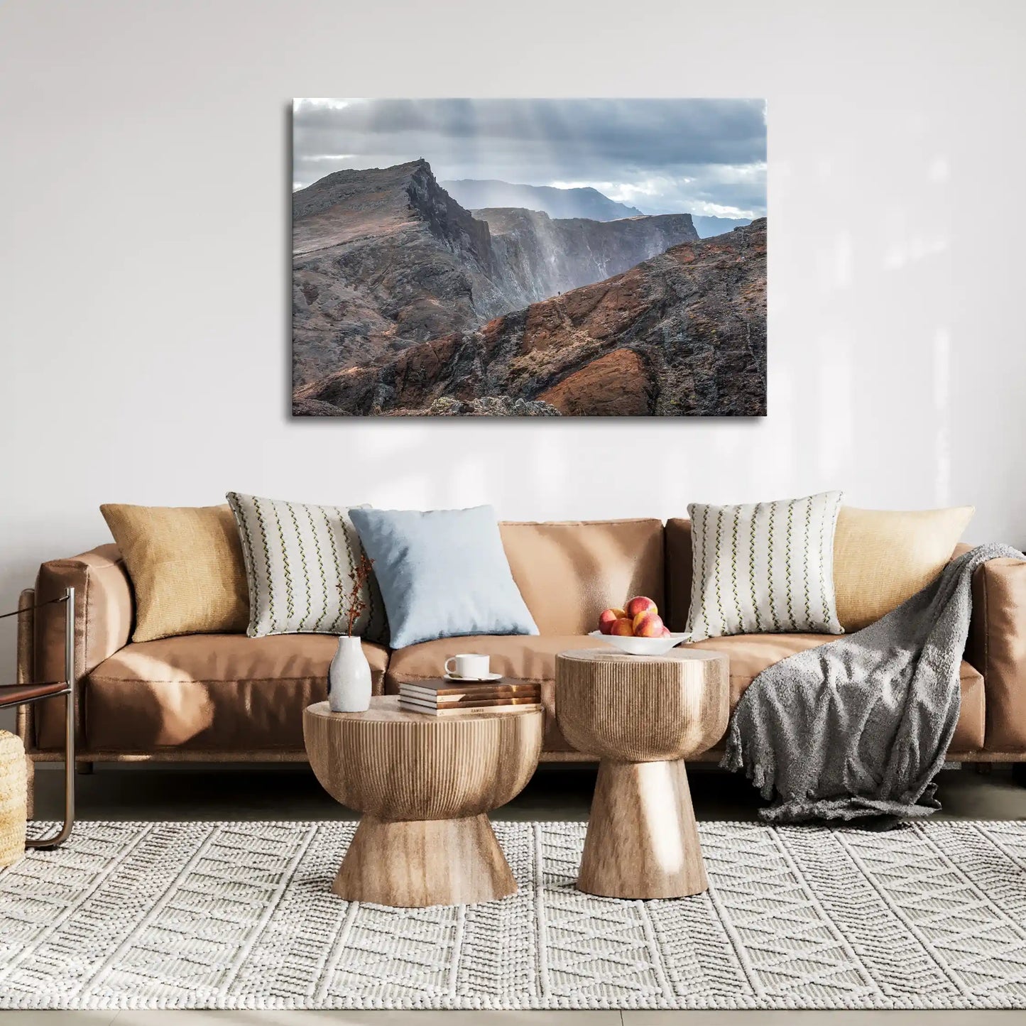 Leinwandbild - Felsenlandschaft Madeira