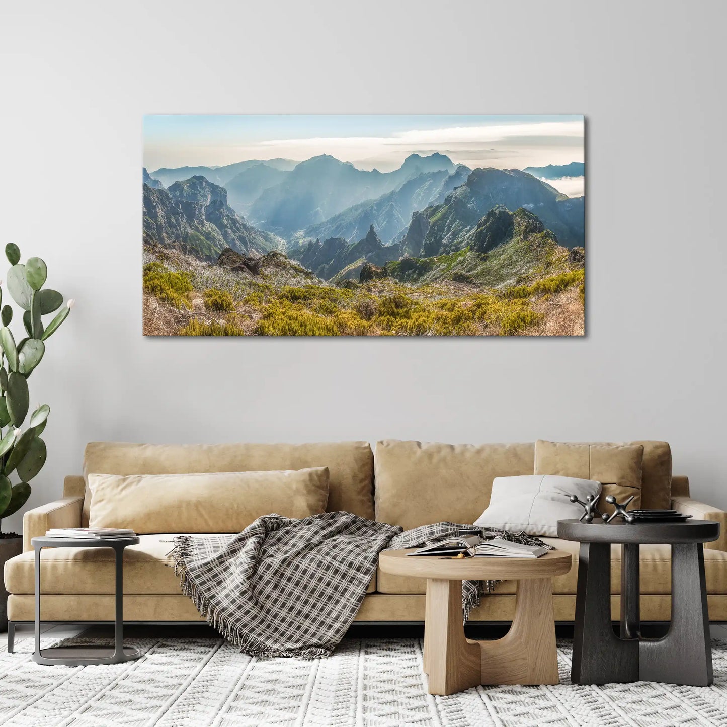 Leinwandbild - Strahlende Bergwelt