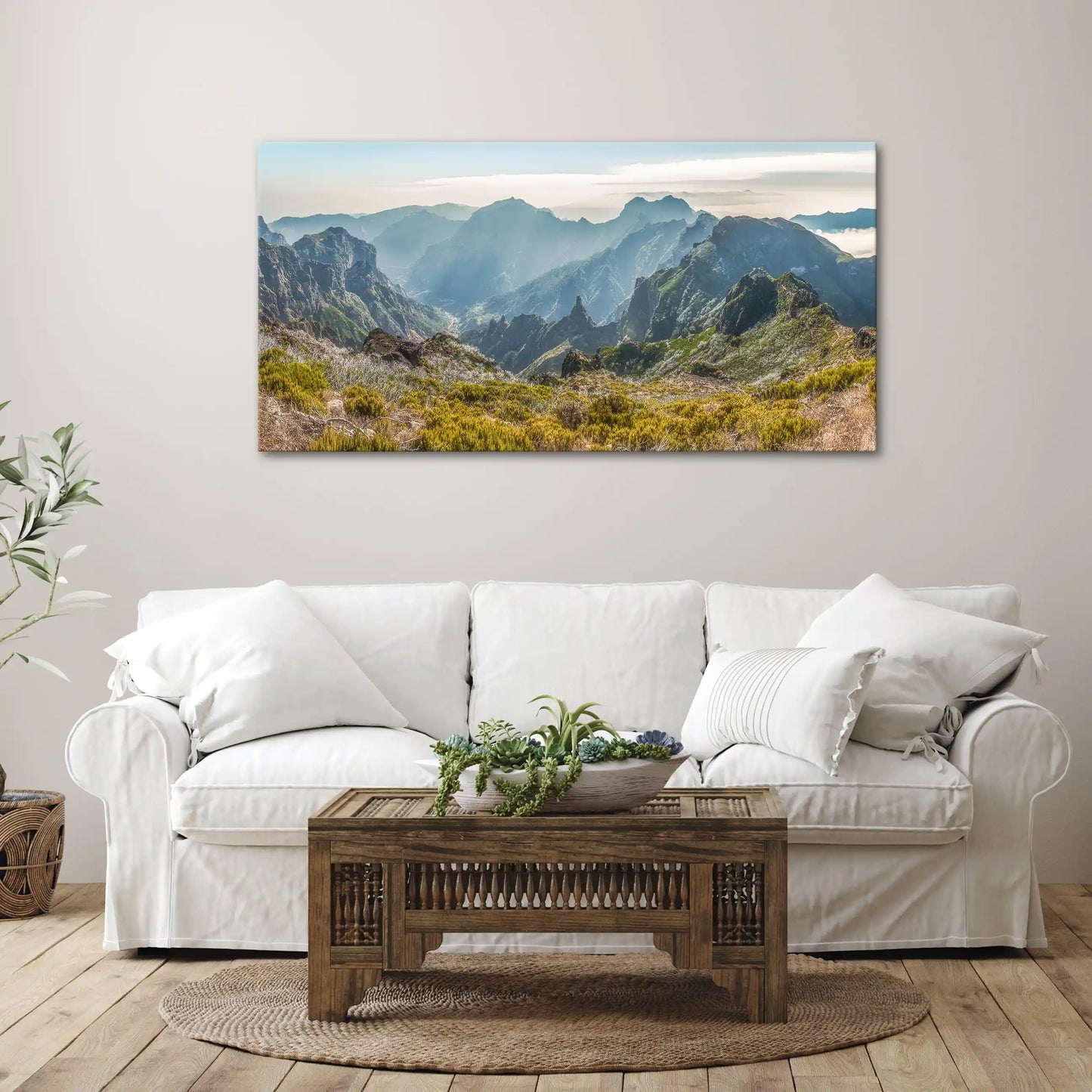 Leinwandbild - Strahlende Bergwelt