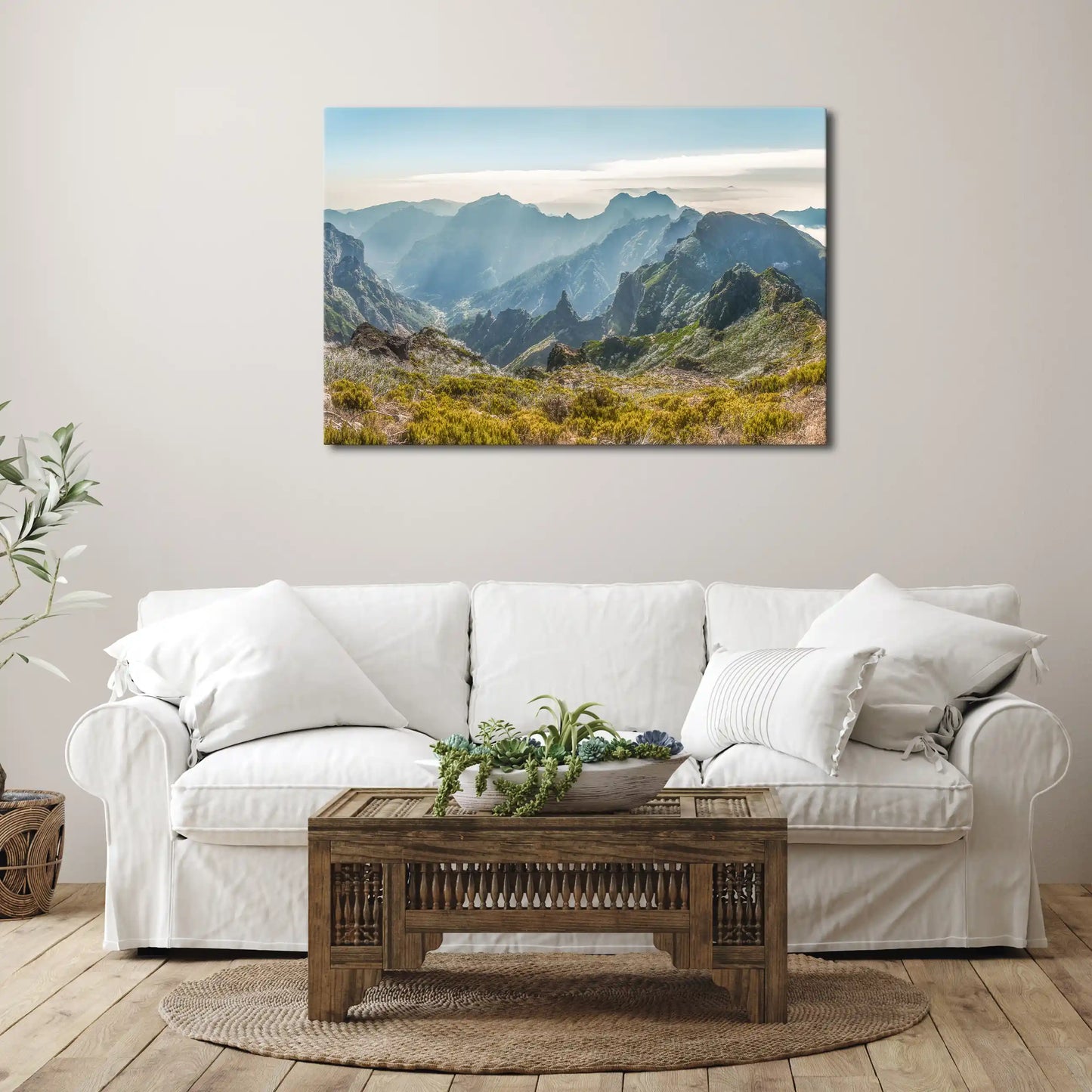 Leinwandbild - Strahlende Bergwelt