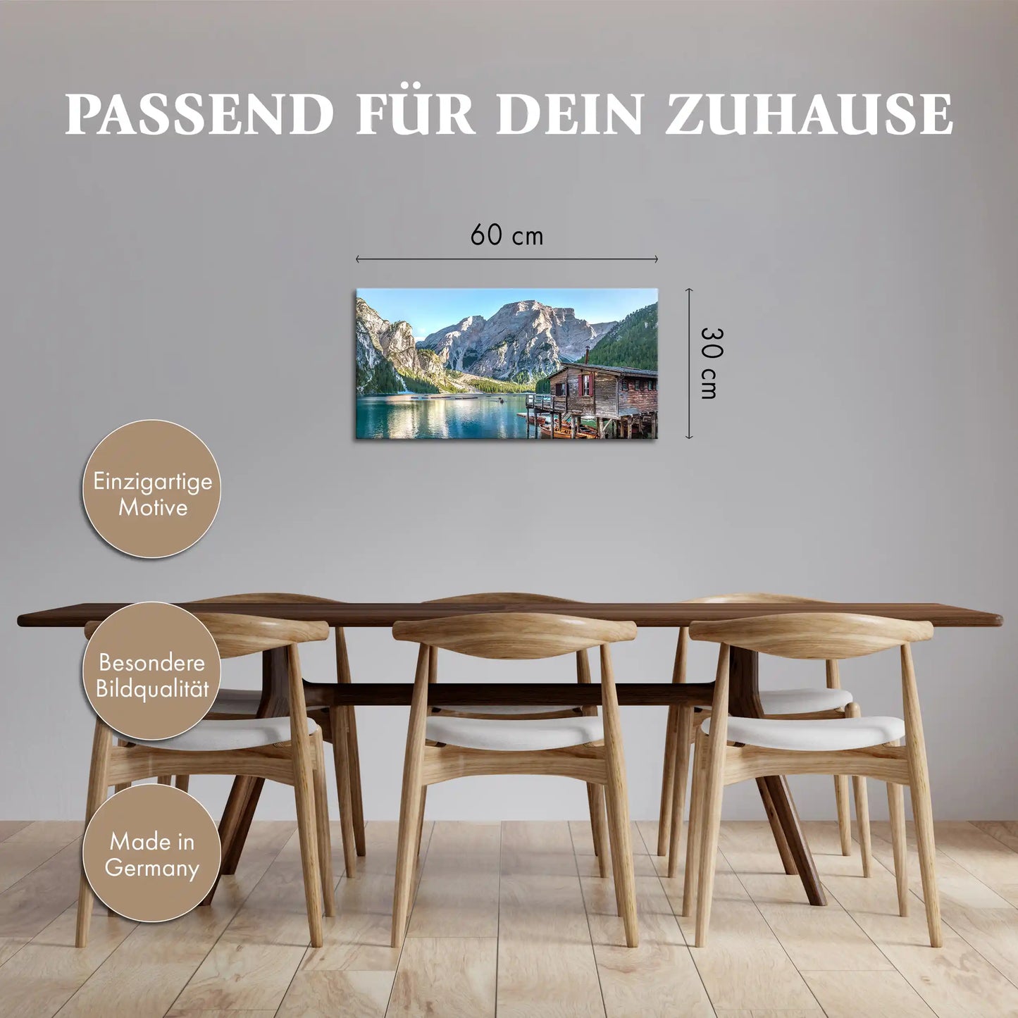 Leinwandbild - Pragser Wildsee