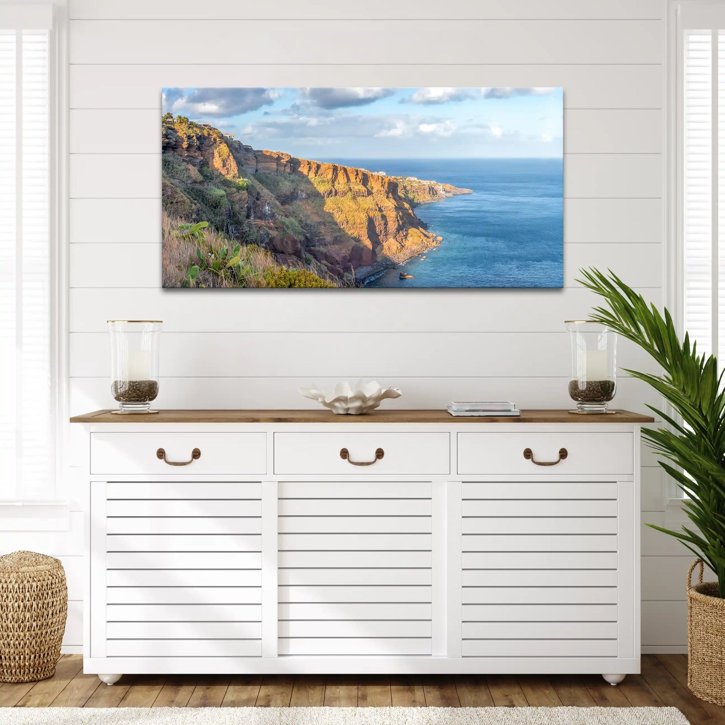 Leinwandbild - Steilküste von Madeira