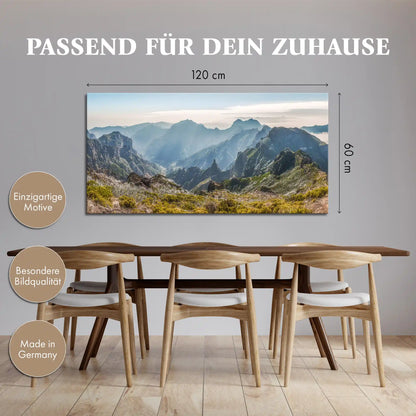 Leinwandbild - Strahlende Bergwelt
