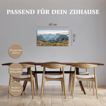 Leinwandbild - Strahlende Bergwelt