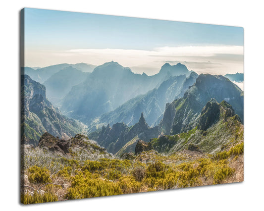Leinwandbild - Strahlende Bergwelt