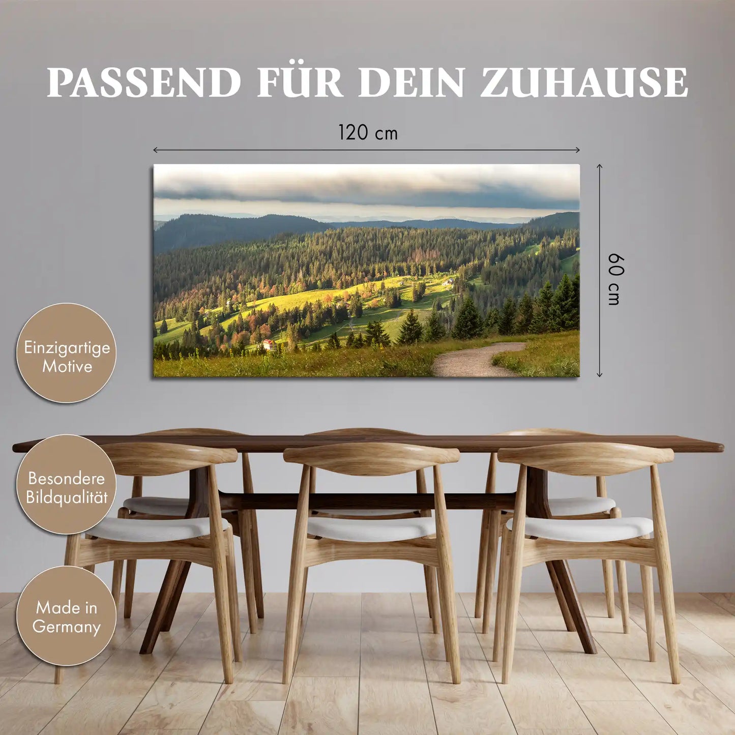Leinwandbild - Goldener Schwarzwald