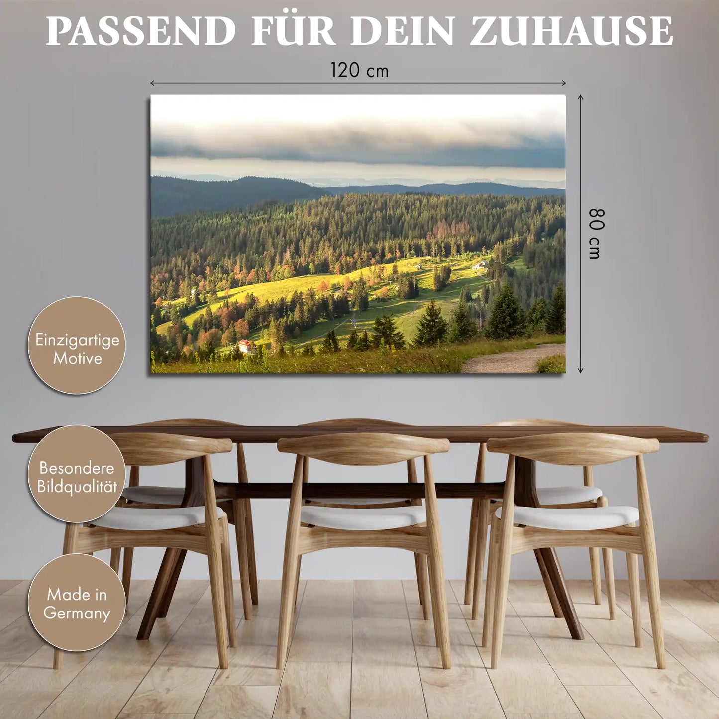 Leinwandbild - Goldener Schwarzwald