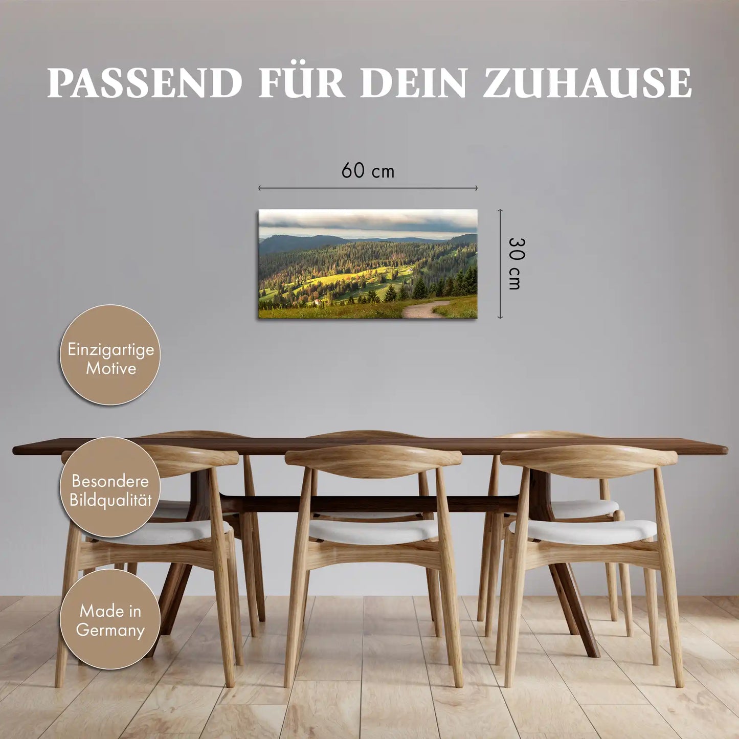 Leinwandbild - Goldener Schwarzwald