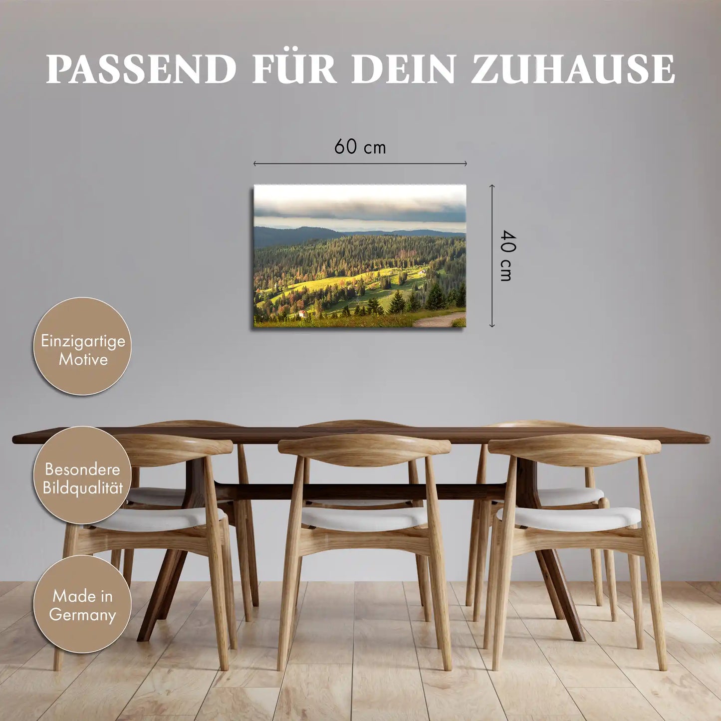 Leinwandbild - Goldener Schwarzwald