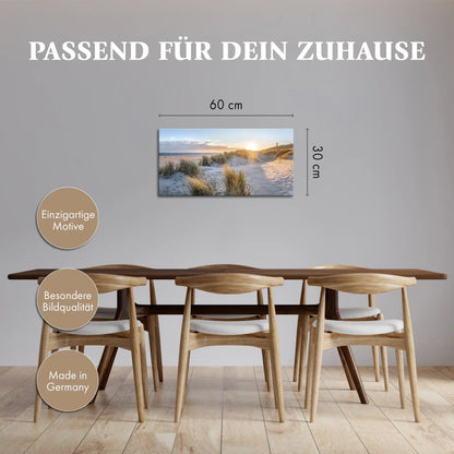 Leinwandbild - Düne im Morgenlicht