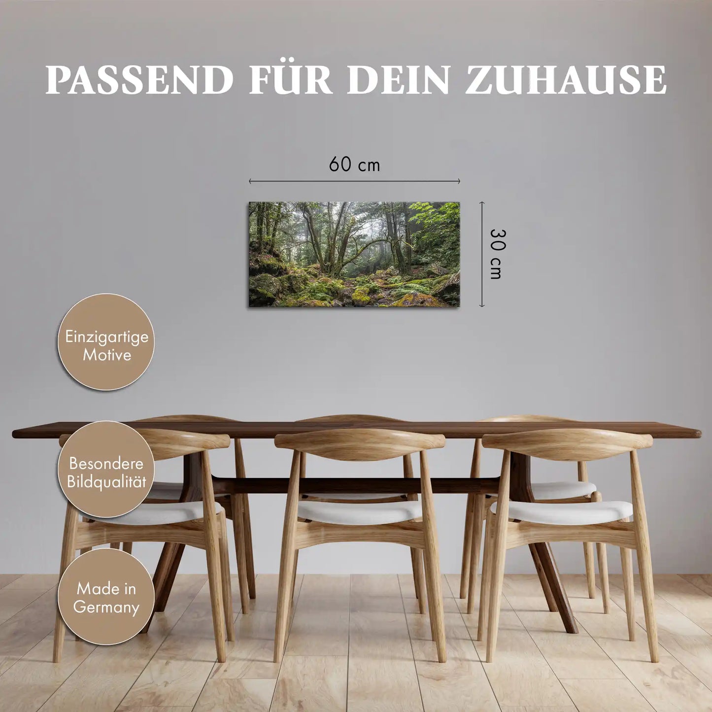 Leinwandbild - Verwunschener Urwald