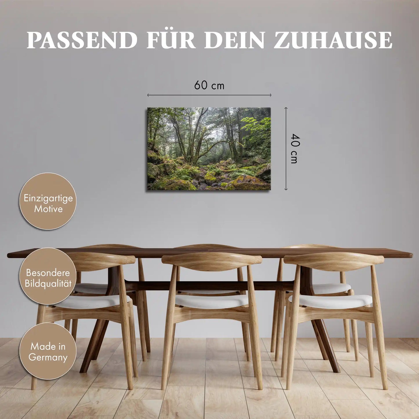 Leinwandbild - Verwunschener Urwald