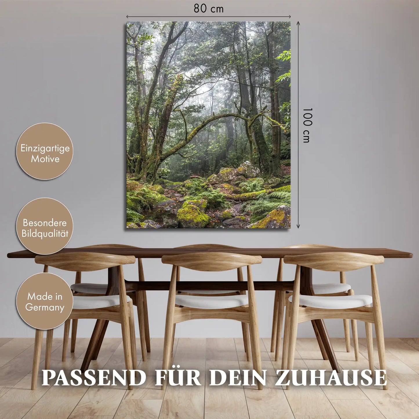 Leinwandbild - Verwunschener Urwald